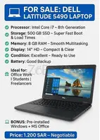Dell Latitude 5490 Laptop