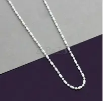 Ladies silver chain