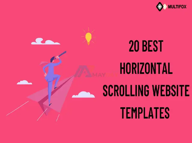 Best horizontal scrolling website templates & themes WordPress - 1