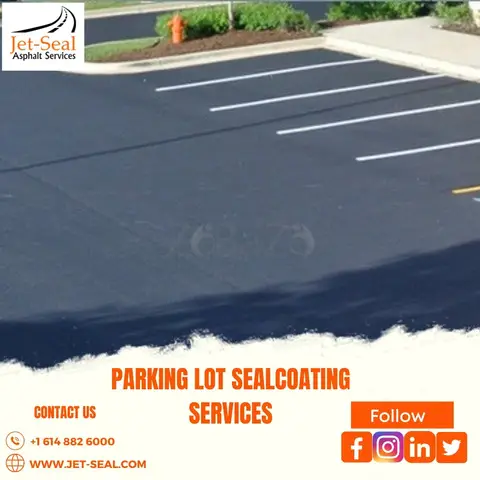 Parking Lot Sealcoating Services - 1