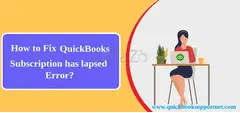 QuickBooks Subscription has Lapsed Issue