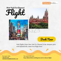 New York To Chennai Flight - 1