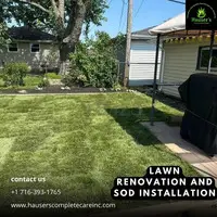 Lawn Renovation and Sod Installation