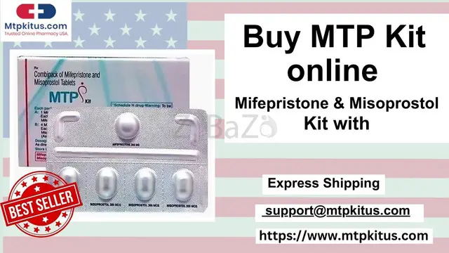 Buy MTP Kit online: Mifepristone & Misoprostol Kit with Express Shipping - 1