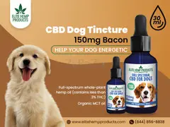 Pamper Your Pooch with Premium CBD Goodness - CBD Dog Tincture Bacon