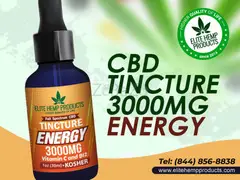 Energize Yourself Naturally with CBD Tincture Energy by Elite Hemp Products