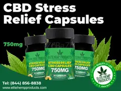 Stay Relief with CBD Stress Relief Capsule - Elite Hemp Products
