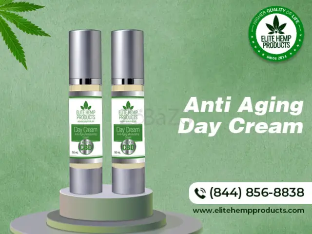 Anti Aging CBD Day Cream - Elite Hemp Products - 1
