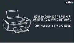 +1-877-372-5666 | How to Connect a Brother Printer to a Wired Network - 1