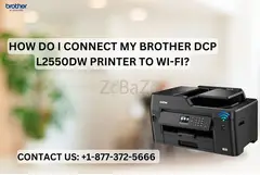 +1-877-372-5666 | How do I connect my Brother DCP l2550dw printer to Wi-Fi?