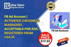 FB Accounts | Activated 2 Business Managers, acceptable for ads. - 1