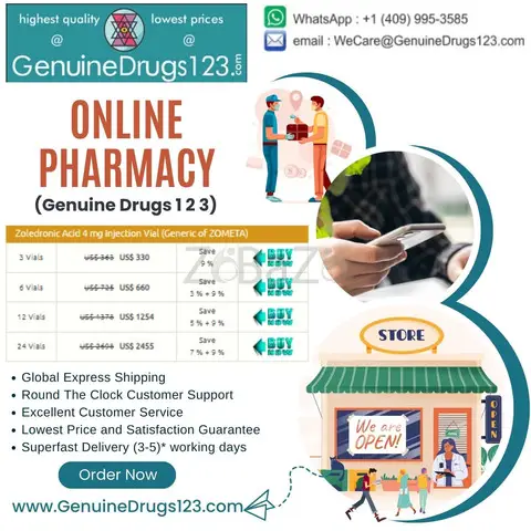 Simplify Your Life - Manage Your (Zoledronic-Acid) Reclast Order Online - 1