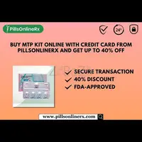 Buy MTP Kit Online with Credit Card from PillsOnlinerx and Get Up to 40% Off