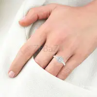 Vivaan Scintilating Rose Cut Diamond And Baguettes ‘Sunburst’ Ring — VIVAAN