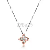 Vivaan Rose Cut Diamond Lily Necklace — VIVAAN