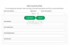Hex Calculator - Convert Between Hex, Decimal, and Binary | Small SEO Tools