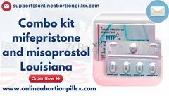 Combo kit mifepristone and misoprostol- Louisiana