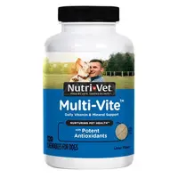 Nutri-Vet Multi-Vite Chewable Vitamins for Dogs Liver, 120 ct
