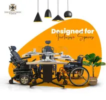 Wheelchair accessible dining table