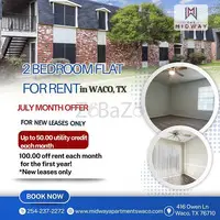 Find 2 BHK Apartments for Rent in Waco, TX Today
