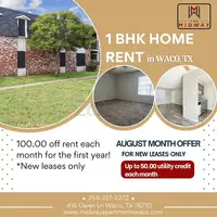 Cozy 1 BHK Apartment in Waco, TX – Midway Apartments - 1