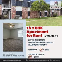 Budget-Friendly 1 BHK Apartment for Rent in Waco, TX