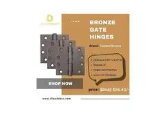 Heavy-Duty Oil Rubbed Bronze Door Hinges for Wooden Doors | Durable & Stylish