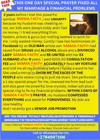 THE UNCONTESTED BEST SPELL CASTER MAMA FAITH +27784507106