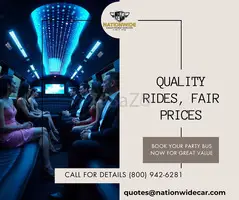 Reasonable Party Bus Rentals