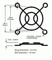 Standard Size Wire Fan Guards – Premium Protection for Cooling Fans