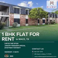 Modern Living: 1 Bedroom Apartments in Waco, TX - 1