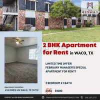 Budget Friendly 2 BHK Homes in Waco, TX
