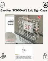 Heavy-Duty Exit Sign Guards for Emergency Signs | GardTec