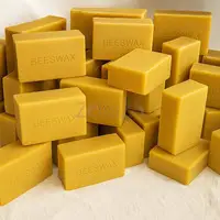 Raw Beeswax Bars | Pure Yellow Beeswax for Skin and DIY Uses