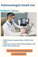 Where can I get a top-quality Pulmonologist Email List in the US?