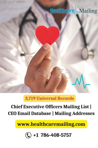 How can I use a Hospital CEO Email List to convince the CEOs to purchase from me? - 1/1