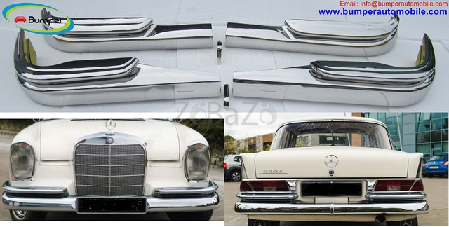 Mercedes W111 W112 Fintail Saloon bumpers (1959 - 1968) - 1/3