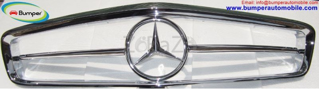 Mercedes Pagode W113 front grill - 1/4