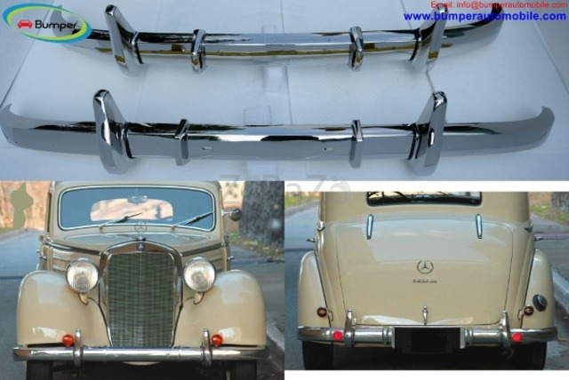 Mercedes W170s bumper (Mercedes W170s Stoßfänger ) by stainless steel (1935-1955) - 1/3