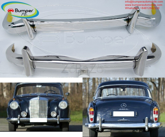 Mercedes W180 220S Cariolet bumpers (1954-1960) - 1/4