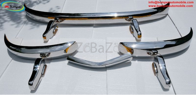 Mercedes W186 300, 300b and 300c bumper (1951-1957) by stainless steel - 2/4
