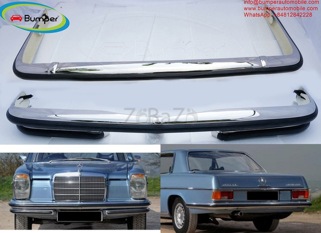 Mercedes W114 W115 250C, 280C coupe (1968-1976) bumpers - 1/4