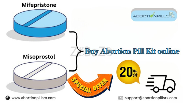Buy Abortion Pill Kit online: Mifepristone 200mg + Misoprostol 800mcg - 1